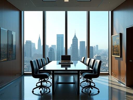 Modern professional office located in Delhi